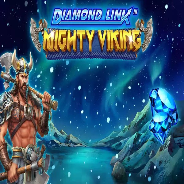 Diamond Link Mighty Viking casino game by Greentube – featured logo at CrownPlay Casino