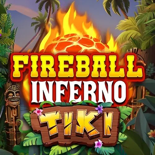 Fireball Inferno Tiki game by NetEnt – logo hosted on CrownPlay Casino